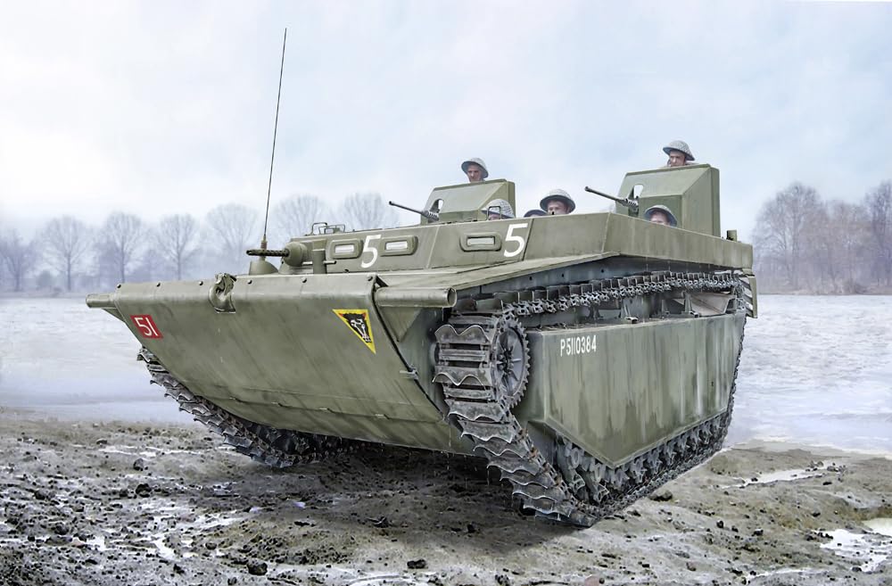 Amazon.com: ITALERI 6752 1:35 LVT-4 Water Buffalo, Stand Model